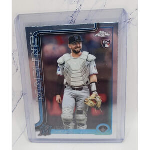 2025 Topps Chrome Update Liam Hicks USC86 Miami Marlins RC